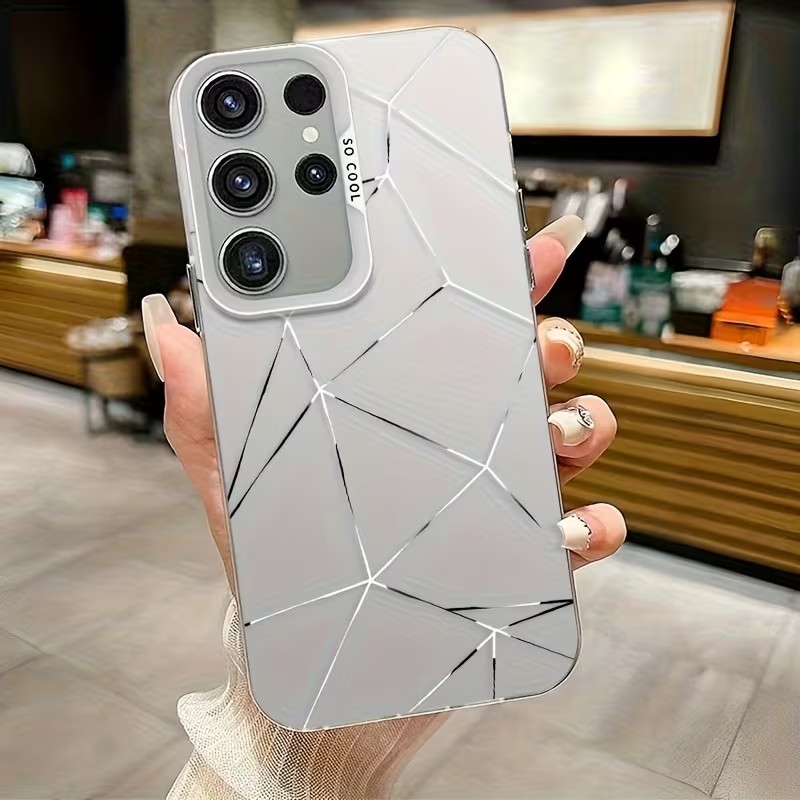 Samsung Accessories Phone - Разноцветный градиентный серебристый чехол для телефона