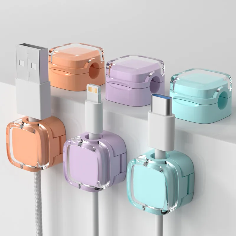 Cable Organizer Magnetic - VIKEFON 6 шт. магнитные зажимы для
