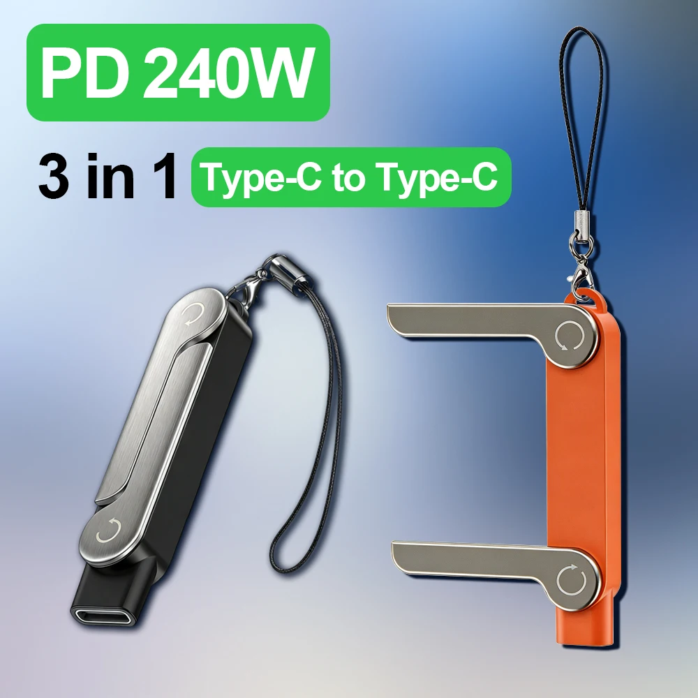 Type C Adapter - USB Type-C плоский зарядный кабель с