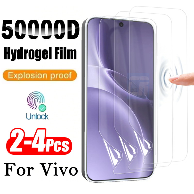 Vivo X200 - 2-4-слойная взрывозащищенная гидрогелевая пленка для Vivo