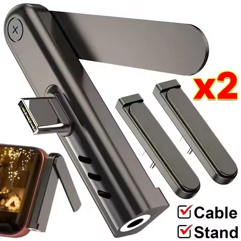 Type C Adapter - 2/1 шт. портативный складной адаптер USB-C