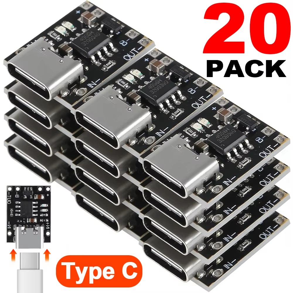 Type C Adapter - 1-20 шт. TP4056 3.7V плата для