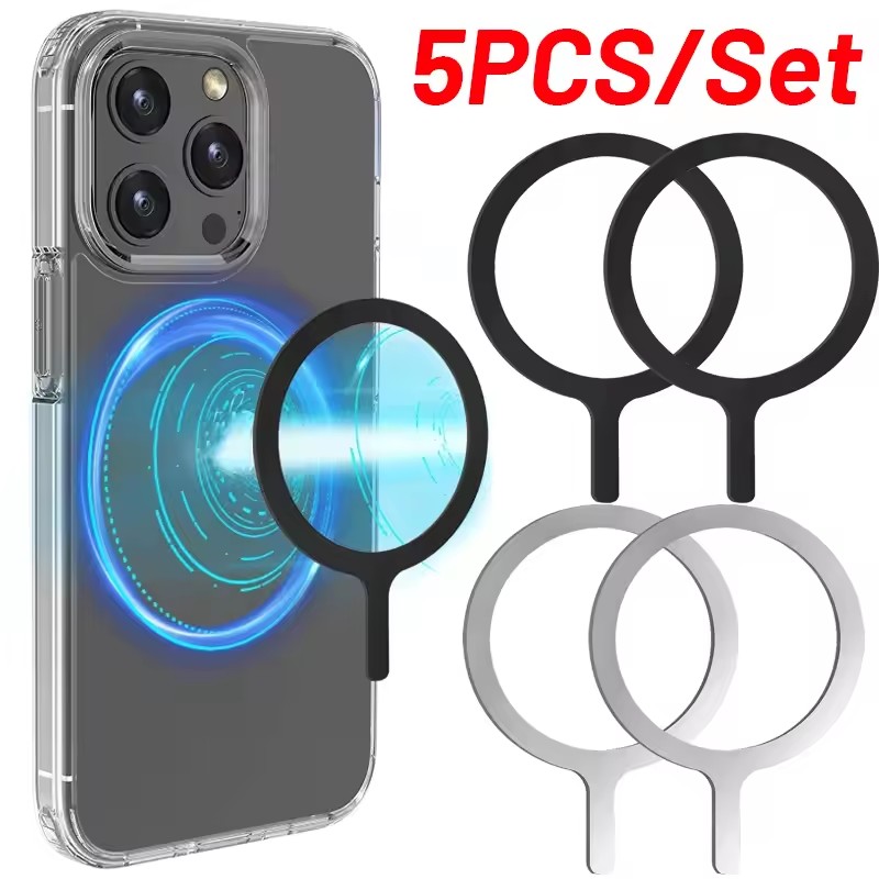 Phone Accessories Holder - 5-1 шт. Магнитное кольцо-наклейка для беспроводной