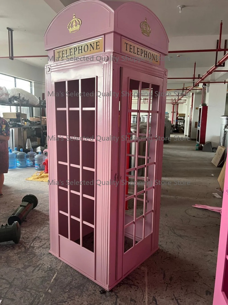 Phone Accessories London - Розовая британская телефонная будка в стиле