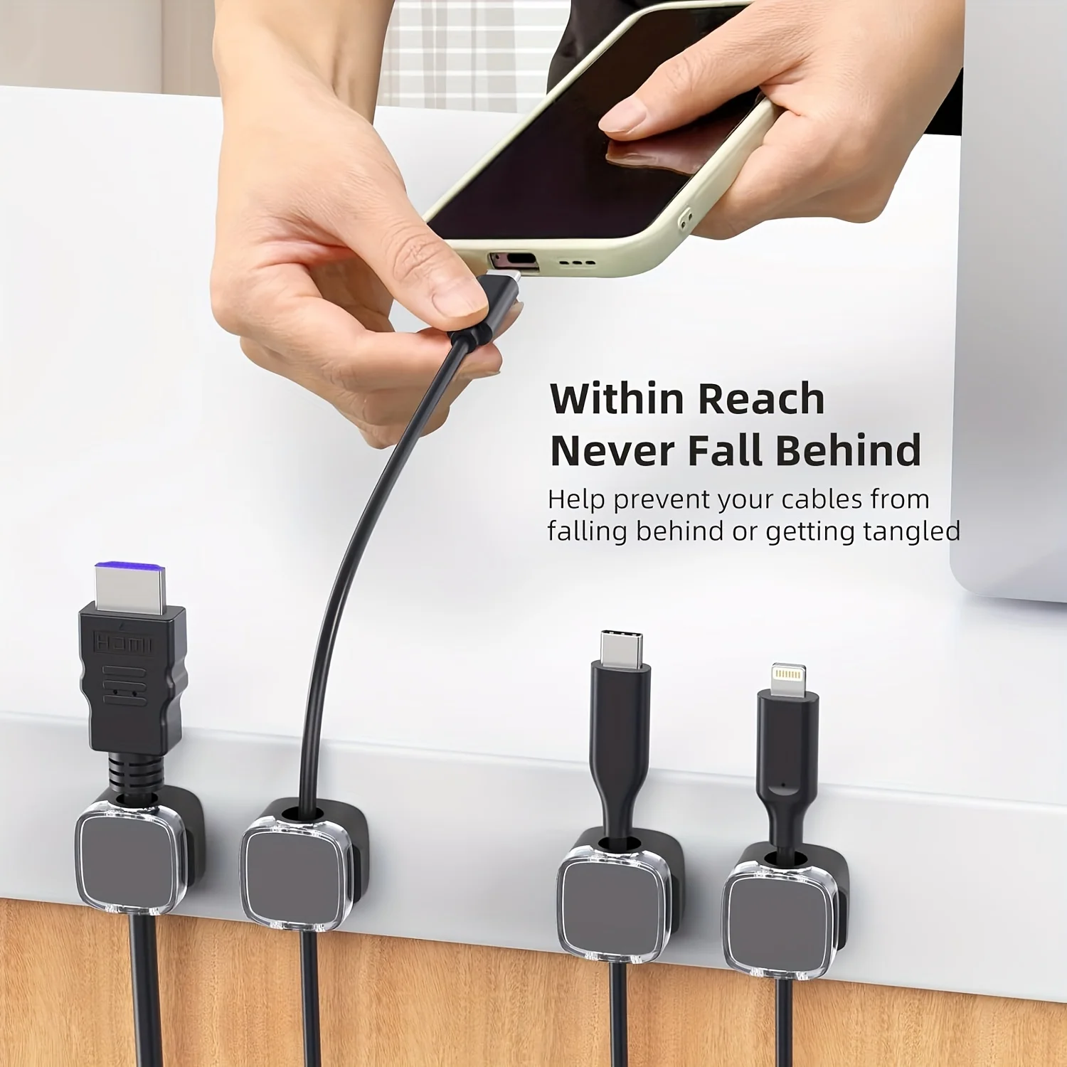 VIKEFON 6 шт. магнитные зажимы – обзор и цена Cable Organizer Magnetic