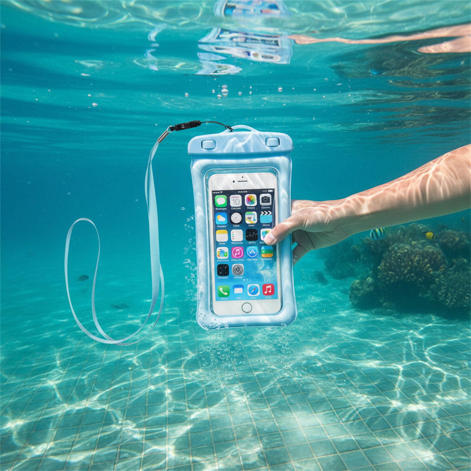 Сине-черная водонепроницаемая  – обзор и цена Phone Accessories Organizer