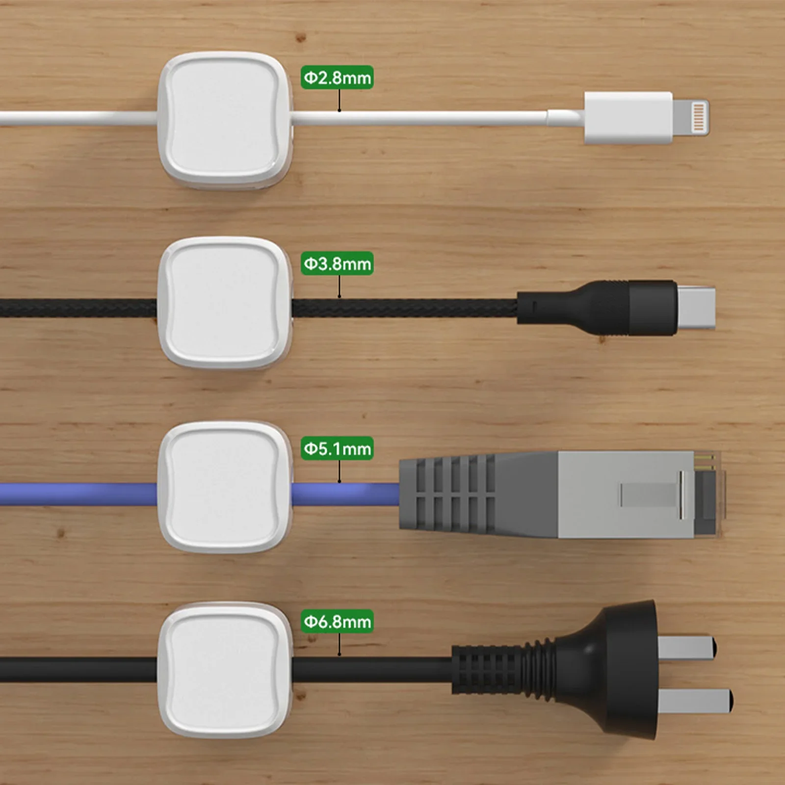 24/6 шт. магнитные зажимы для  – обзор и цена Cable Organizer Magnetic