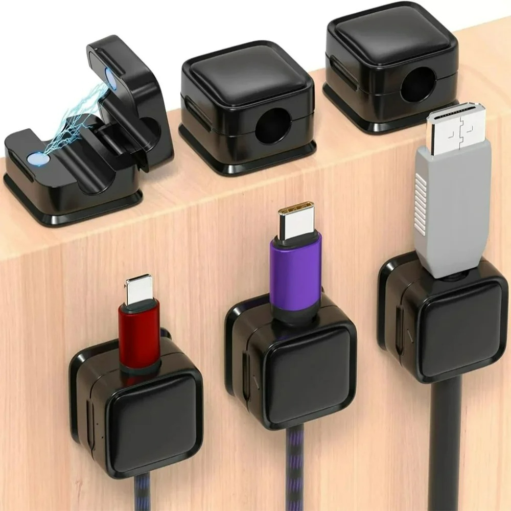 1/3/6 шт. Магнитный органайзер – обзор и цена Cable Organizer Magnetic