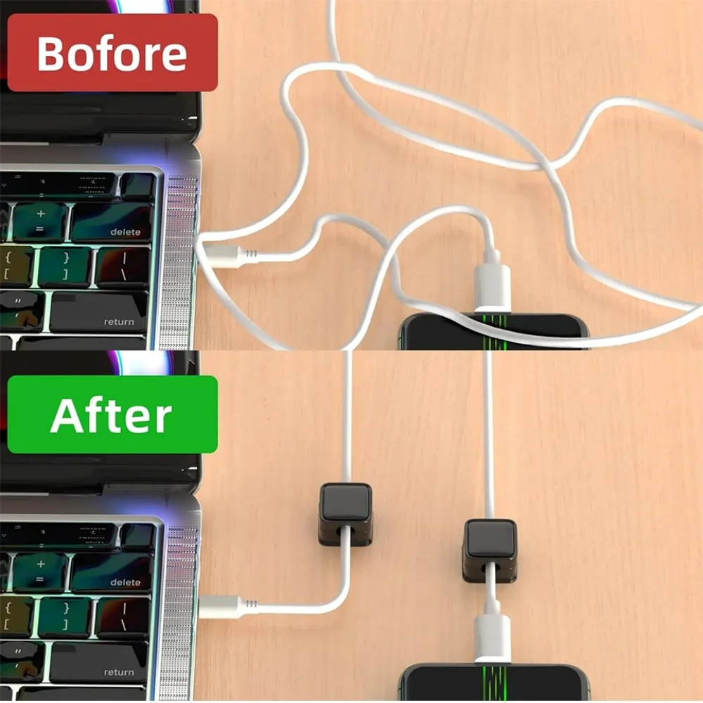 1/3/6 шт. Магнитный органайзер – обзор и цена Cable Organizer Magnetic
