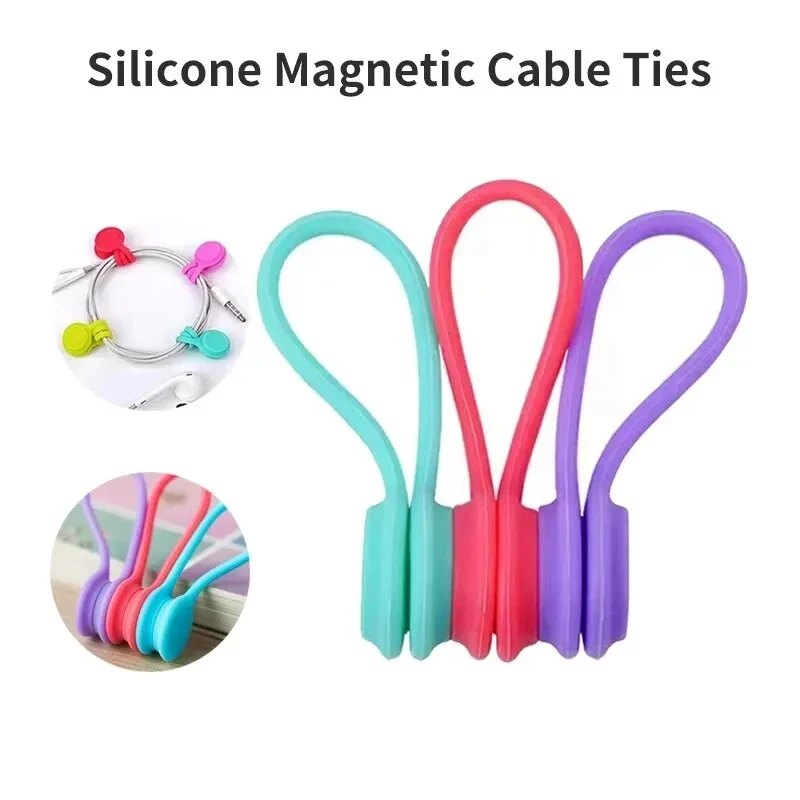 5/3/1 шт. силиконовые магнитны – обзор и цена Cable Organizer Magnetic