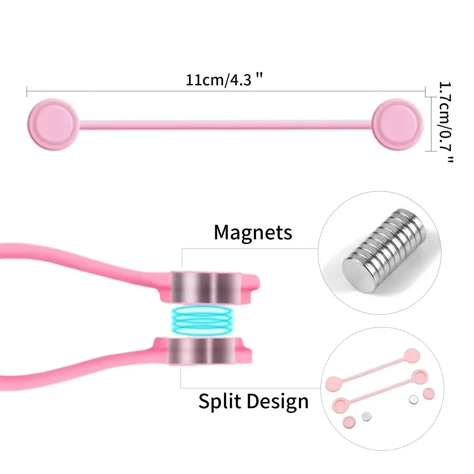 5/3/1 шт. силиконовые магнитны – обзор и цена Cable Organizer Magnetic